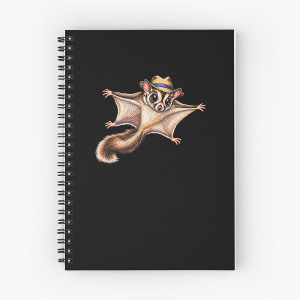 Item preview, Funny Flying Sugar Glider Squirrel With Straw Hat Art designed and sold by elderberry.