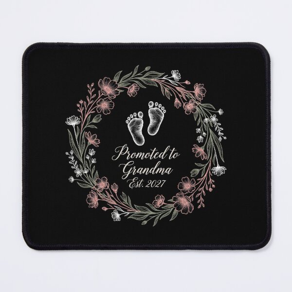 Item preview, Promoted To Grandma Est 2027 Floral Wreath Baby Reveal designed and sold by TeNovaStudio ⭐⭐⭐⭐⭐.