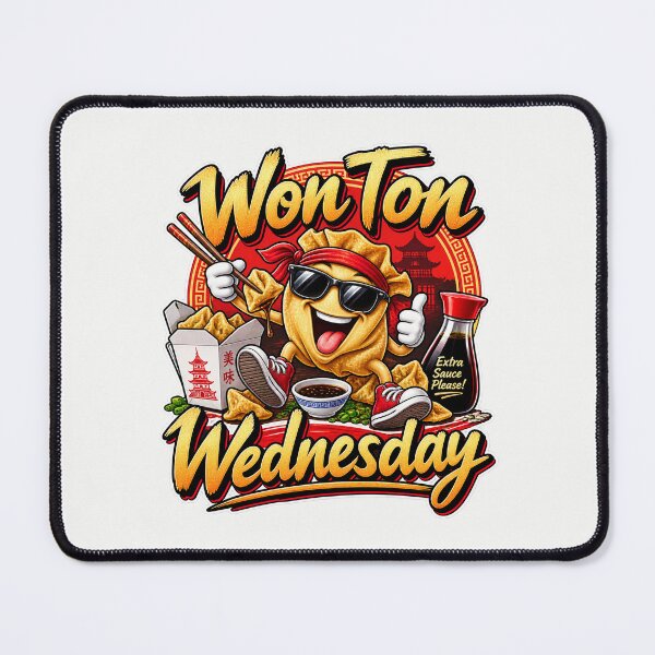 Item preview, Won Ton Wednesday designed and sold by gotucoveredart.