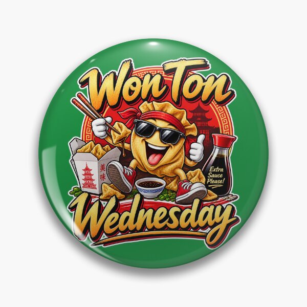 Item preview, Won Ton Wednesday designed and sold by gotucoveredart.