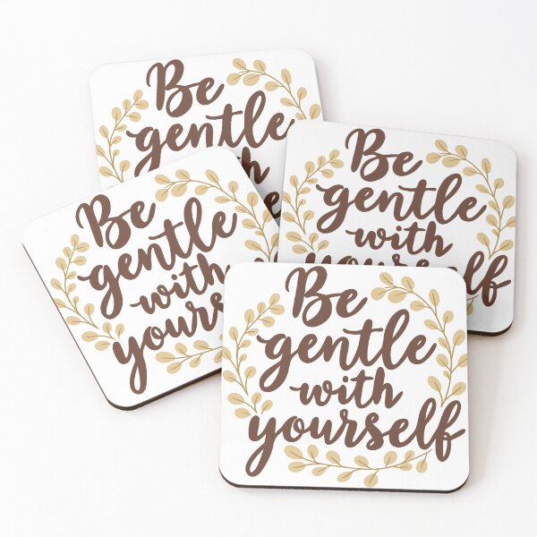 Item preview, Be Gentle With Yourself Quote designed and sold by DinaArtStudio.
