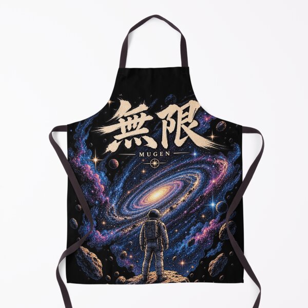 Item preview, Mugen Infinity - Japanese Kanji Vibrant Space Galaxy Astronaut Art designed and sold by AstroPal28.