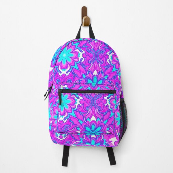 Item preview, Vibrant Neon Pink Floral Pattern designed and sold by Owcomm.