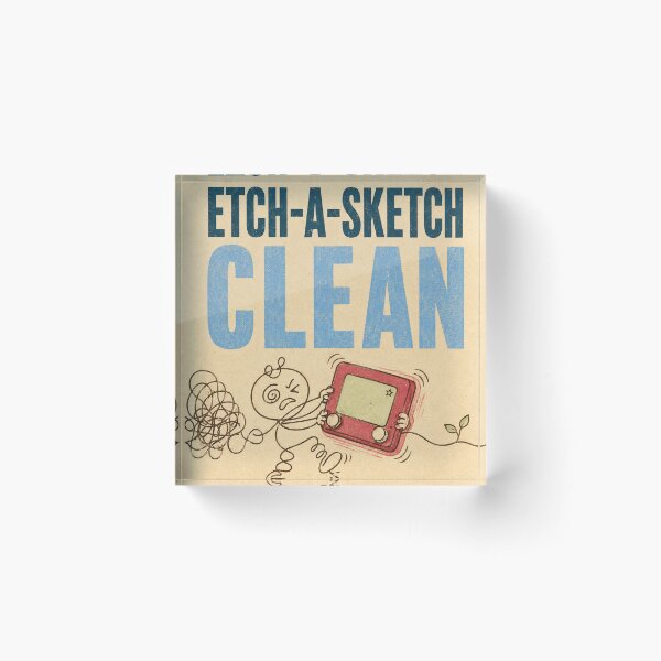 Item preview, SHAKE THE ETCH-A-SKETCH CLEAN designed and sold by BetterDaysDept.