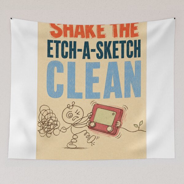 Item preview, SHAKE THE ETCH-A-SKETCH CLEAN designed and sold by BetterDaysDept.