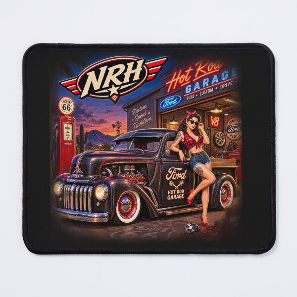 Item preview, NRH Hot Rod Garage Vintage Design designed and sold by Normandy Road Heritage™ - Vintage Garage Art.
