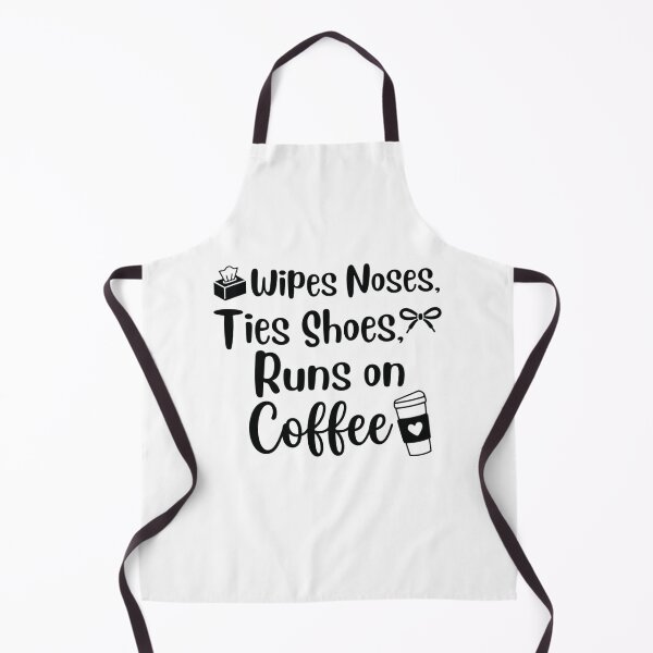 Item preview, Limpia narices, ata zapatos, funciona a base de café, maestra de jardín de infantes designed and sold by CloudyPress.