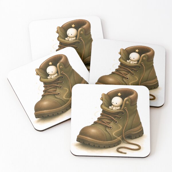 Item preview, Little Star’s Big Adventure – Cute Hiking Boot Companion designed and sold by Digital Culture Studio.