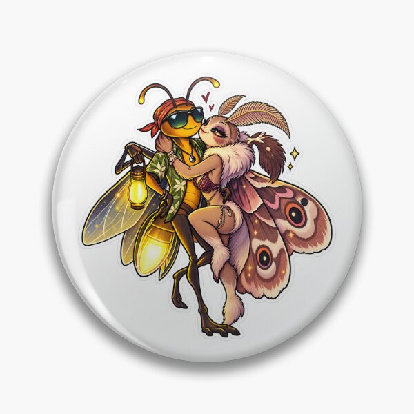 Item preview, Moth & Firefly Couple designed and sold by averyg1008.