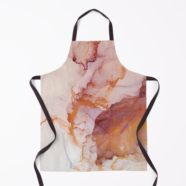 Item preview, Dusty Rose and Gold Alcohol Ink Abstract Liquid Texture Wall Art designed and sold by LuxocaDesigns24.