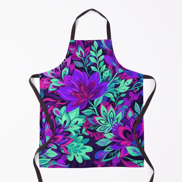 Item preview, Vibrant Neon Floral Botanical Seamless Pattern designed and sold by Owcomm.