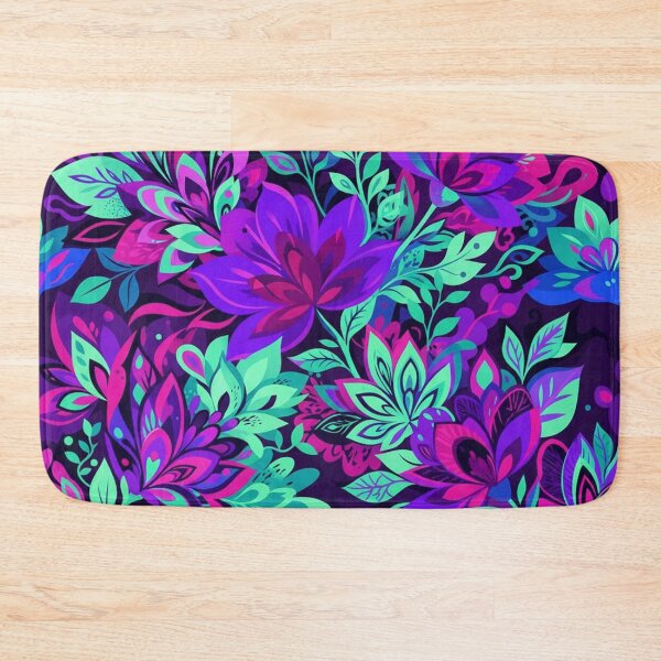 Item preview, Vibrant Neon Floral Botanical Seamless Pattern designed and sold by Owcomm.