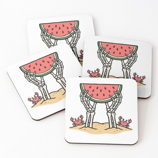 Item preview, Skeleton Summer Beach Watermelon designed and sold by wingoo22.