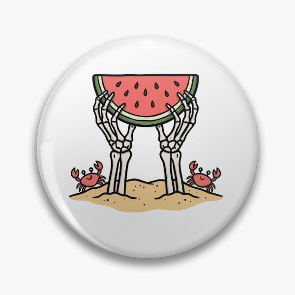 Item preview, Skeleton Summer Beach Watermelon designed and sold by wingoo22.