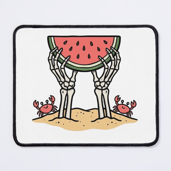 Item preview, Skeleton Summer Beach Watermelon designed and sold by wingoo22.