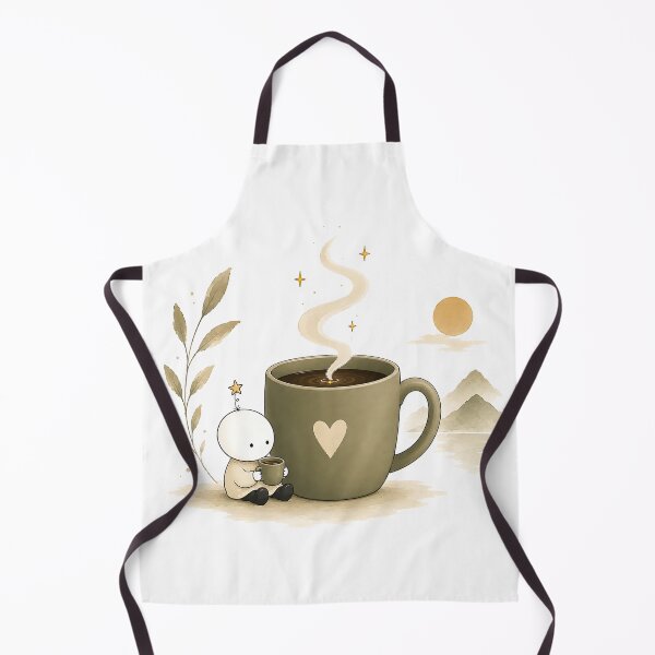 Item preview, Little Star Companion Coffee of Comfort | Cozy Giant Mug Watercolor | Whimsical Coffee Lover Gift T-Shirt & Sticker designed and sold by Digital Culture Studio.