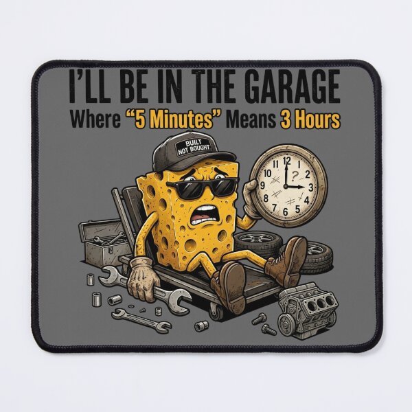 Item preview, I'll Be in the Garage Funny Mechanic designed and sold by PrintCheese.