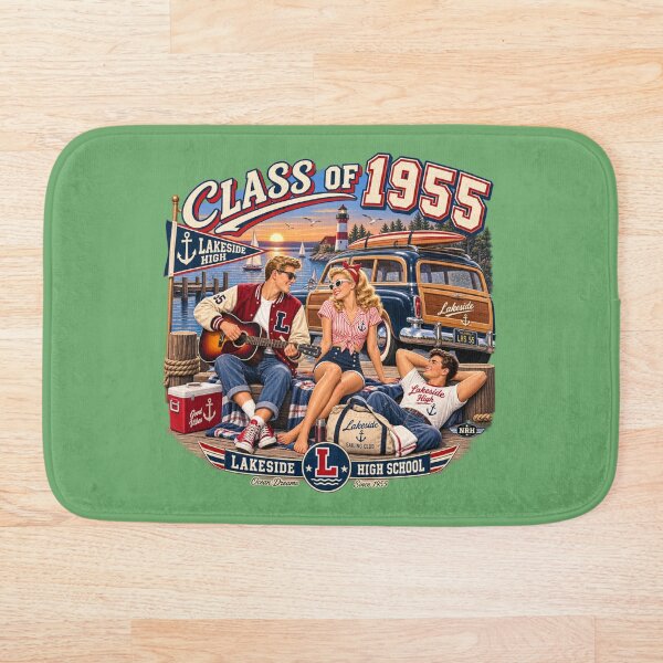Item preview, Class of 1955 Lakeside High Design designed and sold by Normandy Road Heritage™ - Vintage Garage Art.