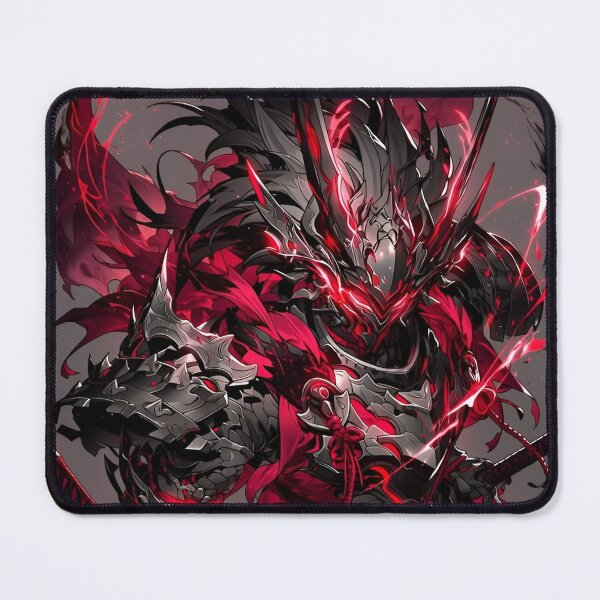 Item preview, Dark Demon Samurai Warrior – Red Crimson Japanese Fantasy Armor designed and sold by Dyan4.