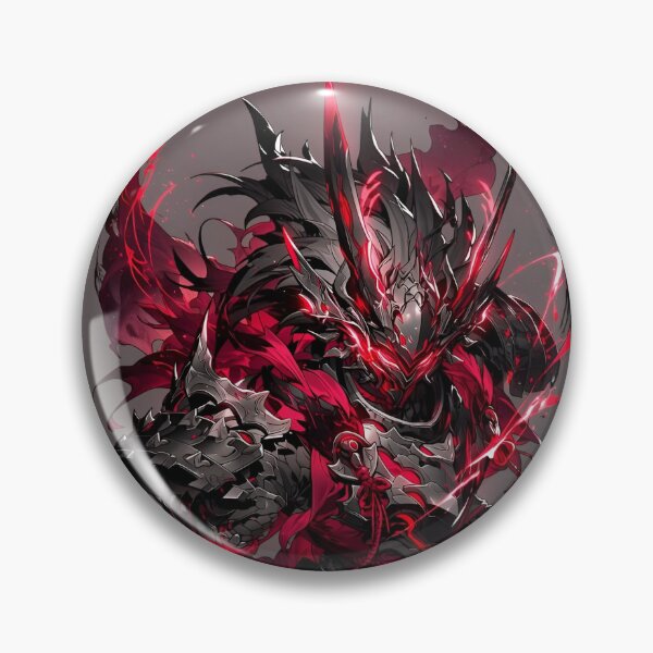 Item preview, Dark Demon Samurai Warrior – Red Crimson Japanese Fantasy Armor designed and sold by Dyan4.