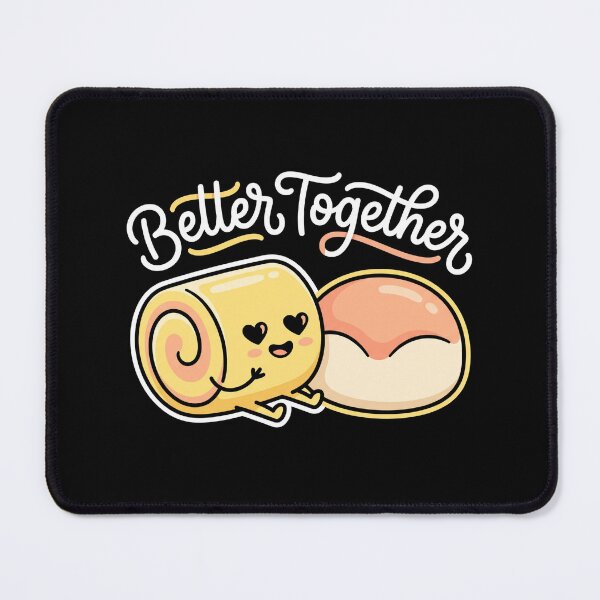 Item preview, Better Together Cute Swiss Roll Bakery Couple Food Pun designed and sold by TeNovaStudio ⭐⭐⭐⭐⭐.