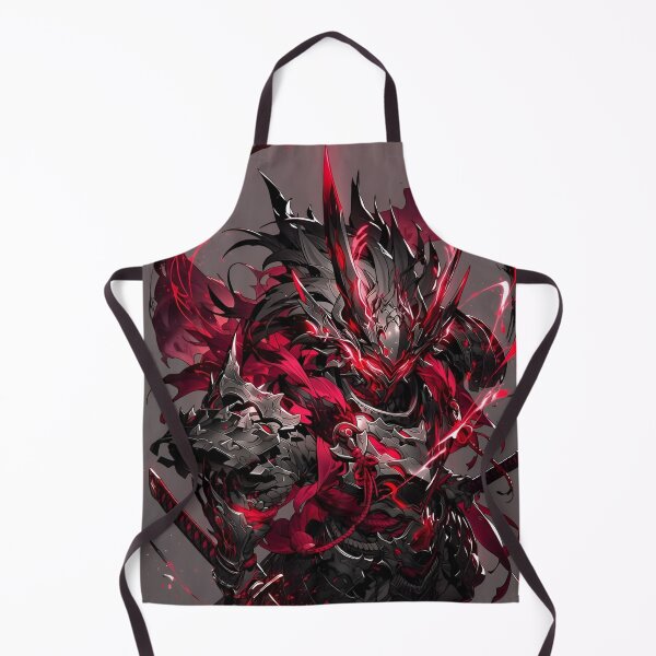 Item preview, Dark Demon Samurai Warrior – Red Crimson Japanese Fantasy Armor designed and sold by Dyan4.
