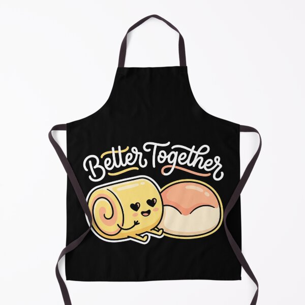 Item preview, Better Together Cute Swiss Roll Bakery Couple Food Pun designed and sold by TeNovaStudio ⭐⭐⭐⭐⭐.
