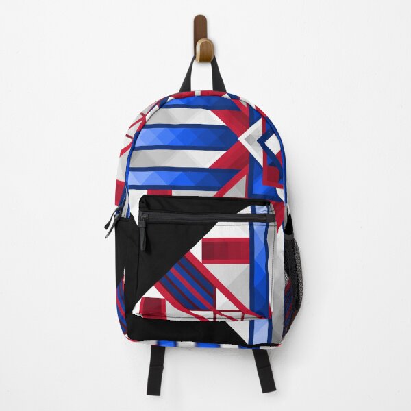 Item preview, Abstract Red, White and Blue Design - Geometric Art designed and sold by JayMakesTiktok.