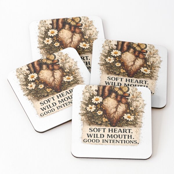 Item preview, Soft Heart. Wild Mouth. Good Intentions. — Witchy Humor Gift designed and sold by TheWildLanding.
