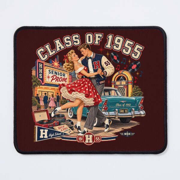 Item preview, Class of 1955 Senior Prom Design designed and sold by Normandy Road Heritage™ - Vintage Garage Art.