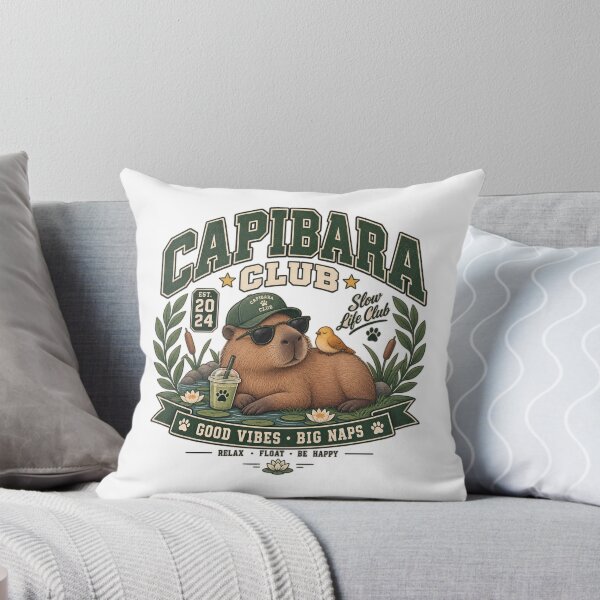 Item preview, Capybara Club – Collegiate Varsity Capybara T-Shirt designed and sold by AnteesocialTees.