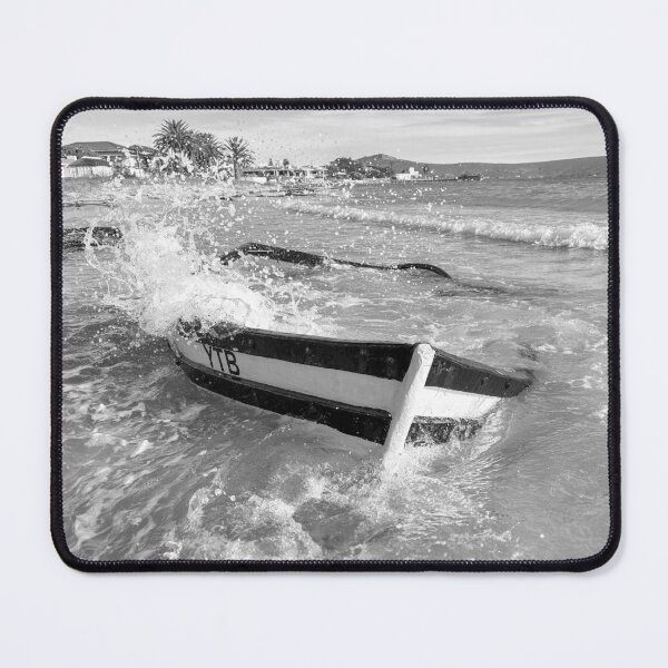 Item preview, Vintage Boat in Crashing Surf designed and sold by Faith Based Decor & Art &Gifts.