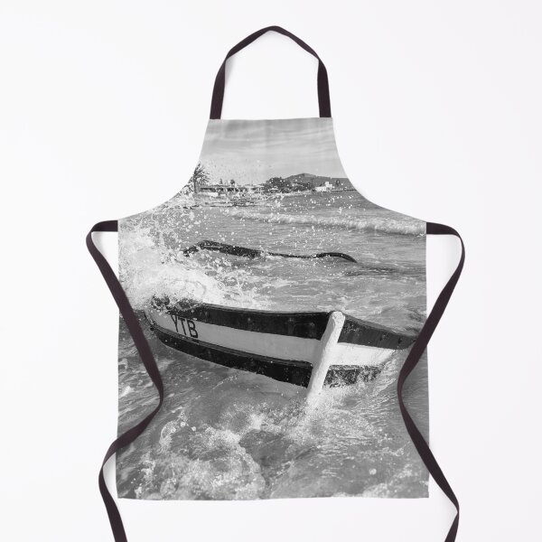 Item preview, Vintage Boat in Crashing Surf designed and sold by Faith Based Decor & Art &Gifts.