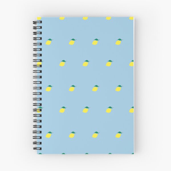 Item preview, Blue Mediterranean Lemon Polka Dot Pattern | Sky & Citrus designed and sold by ElineStudio.