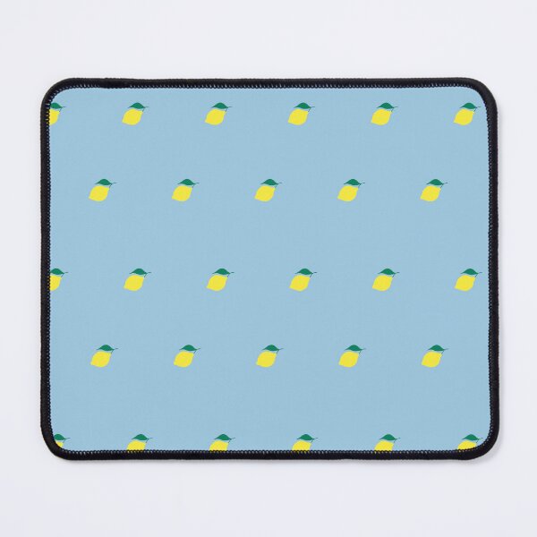 Item preview, Blue Mediterranean Lemon Polka Dot Pattern | Sky & Citrus designed and sold by ElineStudio.