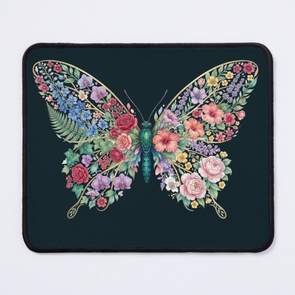 Item preview, Floral Butterfly Botanical Illustration designed and sold by ImageryLoom.