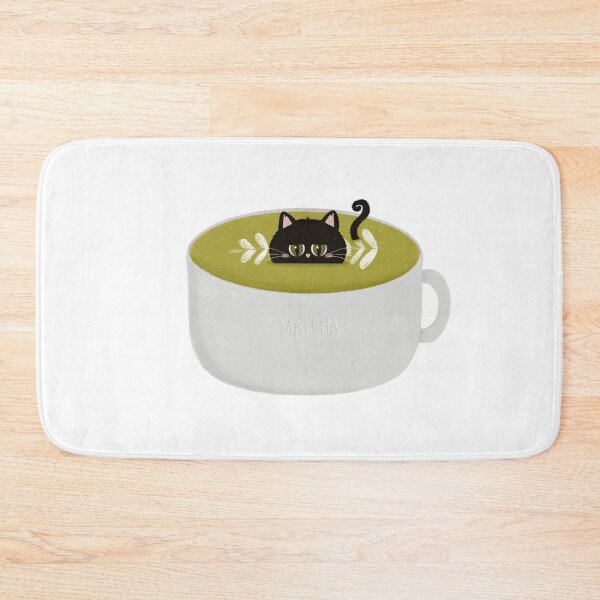 Item preview, Cat in Matcha Latte designed and sold by paigealayna.