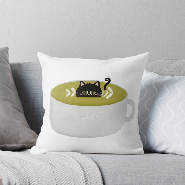 Artikelvorschau, Katze im Matcha Latte entworfen und verkauft von paigealayna.