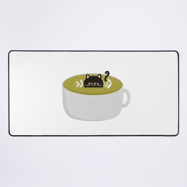 Item preview, Cat in Matcha Latte designed and sold by paigealayna.