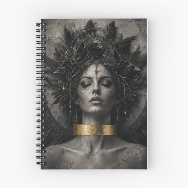 Item preview, The Raven Widow Dark Gothic Portrait designed and sold by KaurisDigital.