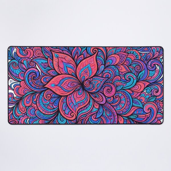 Item preview, Vibrant Floral Swirl Mandala Pattern designed and sold by Owcomm.