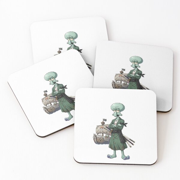 Item preview, Squidward Zoro One Piece Pirate Crossover Design designed and sold by FreakToons.