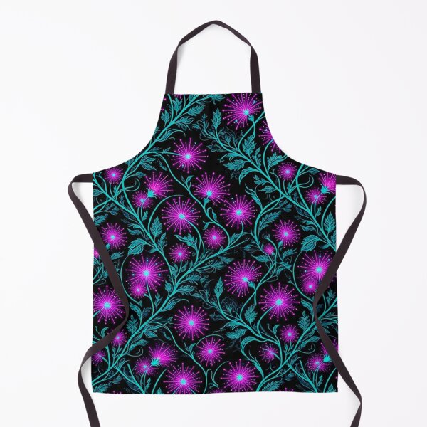 Item preview, Neon Dandelion Floral Nightglow Pattern designed and sold by Owcomm.
