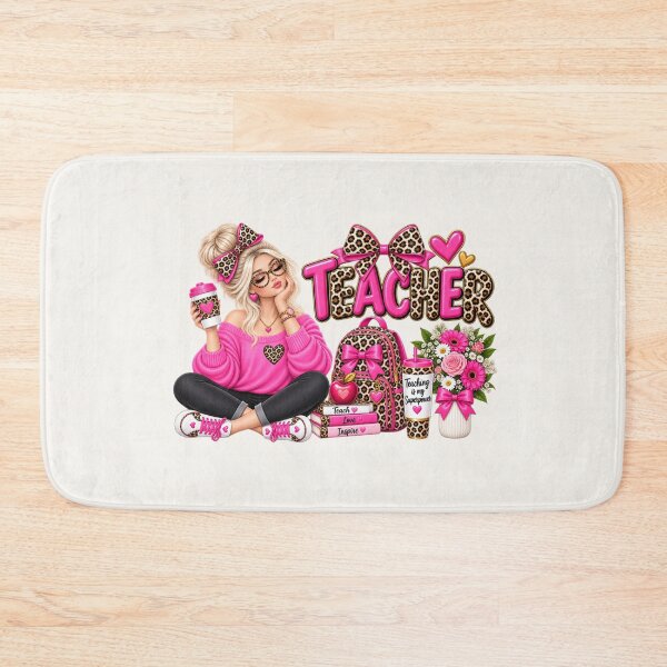 Item preview, Pink Leopard Teacher Life – Teach Love Inspire designed and sold by HO•Designs.