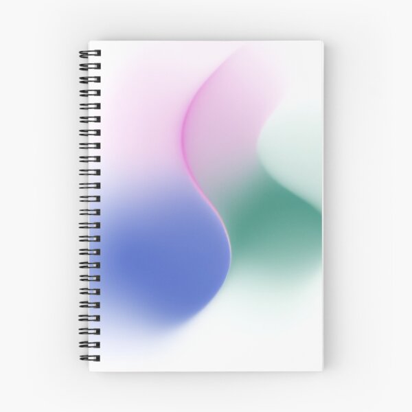 Item preview, Minimalist Purple and Teal Mesh Gradient Fluid Abstract Wall Art designed and sold by LuxocaDesigns24.