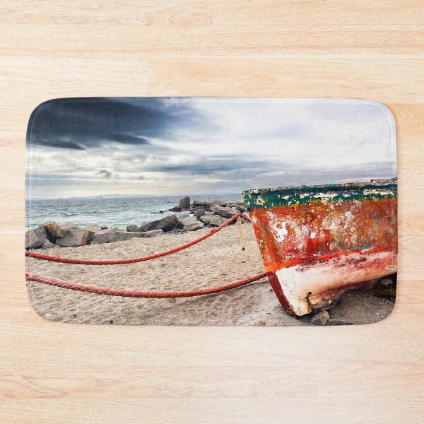 Item preview, Old Fishing Boat on the Beach of South Africa designed and sold by Faith Based Decor .