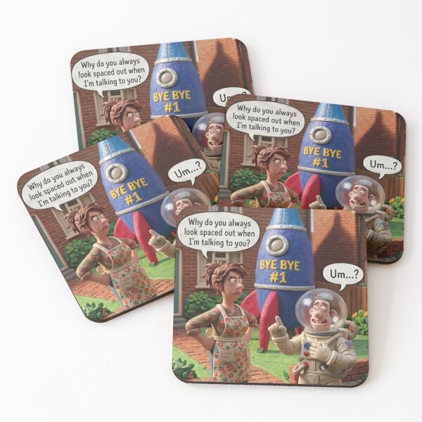 Item preview, Spaced Out Cosmic Humor - Funny Deep Space Sci-Fi Graphic designed and sold by Billys-Orbit.