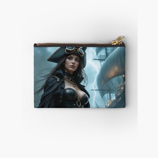 Item preview, The Sky Pirate – Steampunk Portrait designed and sold by Bibi Design.