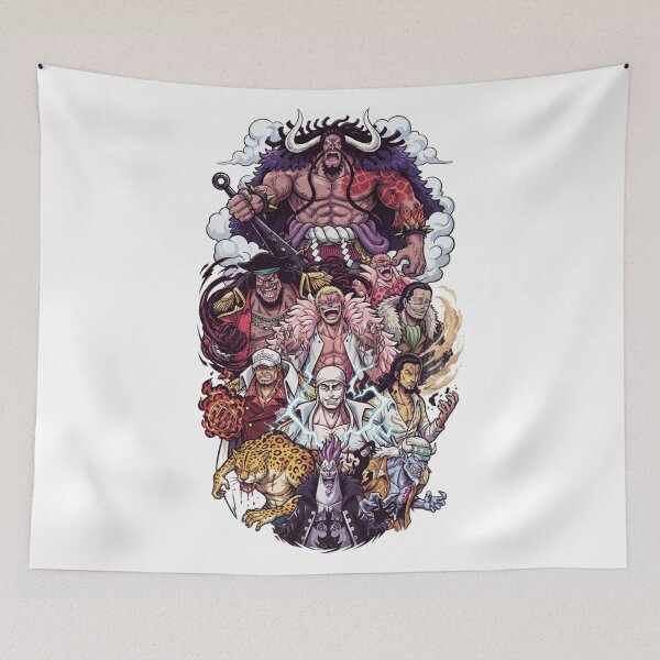 Item preview, One Piece Main Villains Ultimate Anime Collage designed and sold by FreakToons.
