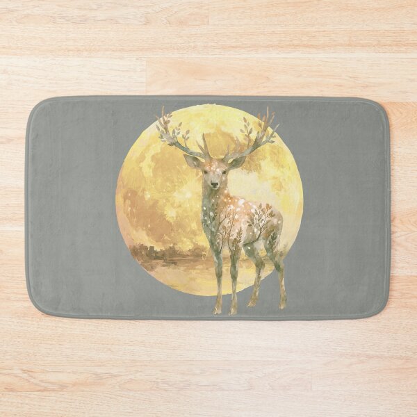 Item preview, Celestial cosmic deer in moon light designed and sold by 247DesignStudio.